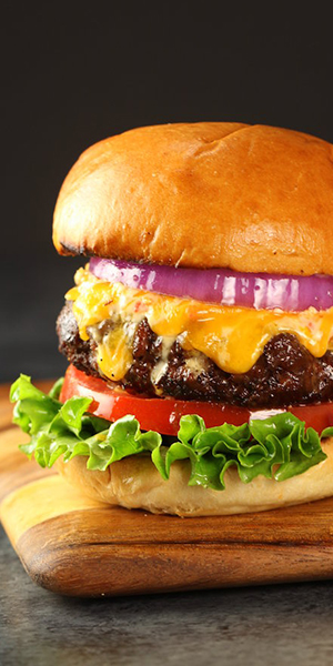 Cheeseburger au bacon