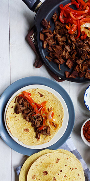 Fajitas au bœuf