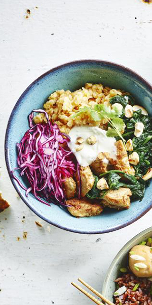 Bowl au poulet tikka masala