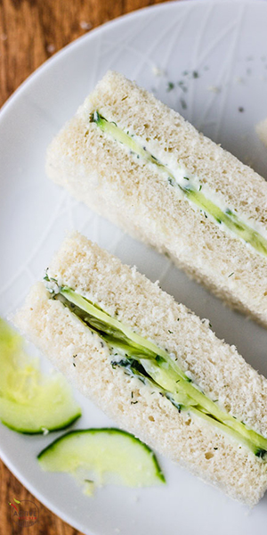 Sandwich au concombre