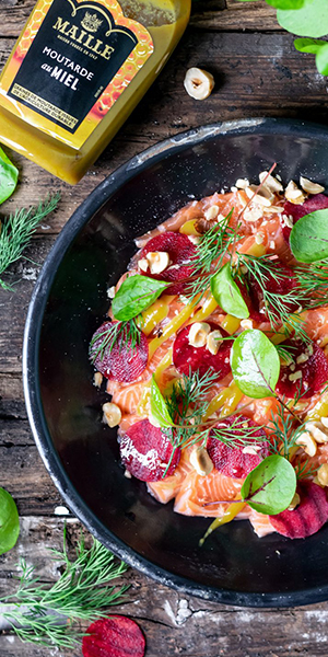 Sashimi au saumon